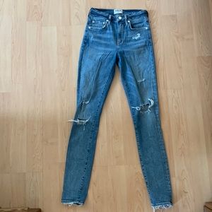 AGOLDE Distressed Sophie skinny jeans size 24